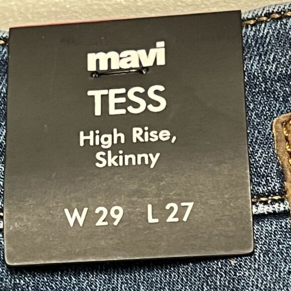 NWT Mavi Tess High Rise Skinny Tencel Blend Jeans Sz 29 27 - Picture 10 of 10